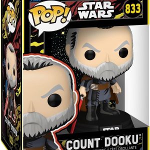 Funko Pop! Star Wars: Count Dooku - (Retro) - Collectable Vinyl Figure - Gift Idea - Official Merchandise - Toys for Kids & Adults - Movies Fans - Model Figure for Collectors and Display