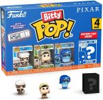 Funko Pop Bitty: Pixar Mini Collectible Toys 4-Pack - Carl. Russell - (Dug Days). Sadness. & Mystery Chase Figure - (Styles May Vary) and A Surprise Mystery Mini Figure - 0.9 Inch (2.2 Cm)