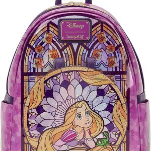 Loungefly Disney Stained Glass: Rapunzel Mini-Backpack. Amazon Exclusive