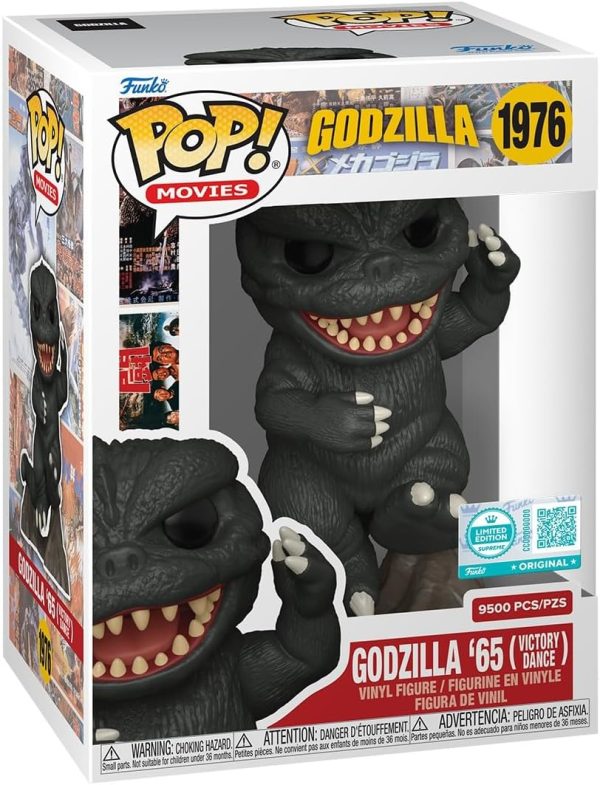 Funko Pop! Supreme LE: Godzilla - Godzilla'65 (Victory Dance) - Collectable Vinyl Figure - Gift Idea - Official Merchandise - Toys for Kids & Adults - Cartoon Fans - Model Figure for Collectors