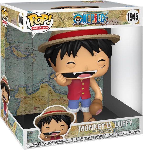 Funko Pop! Jumbo: One Piece - Monkey D. Luffy - Collectable Vinyl Figure - Gift Idea - Official Merchandise - Toys for Kids & Adults - Anime Fans - Model Figure for Collectors and Display