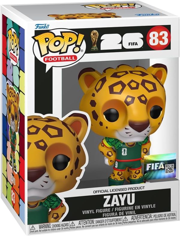 Funko Pop! FIFA Mascots: World Cup 2026 - Zayu - FIFA World Cup - Collectable Vinyl Figure - Gift Idea - Official Merchandise - Toys for Kids & Adults - Sports Fans - Model Figure for Collectors