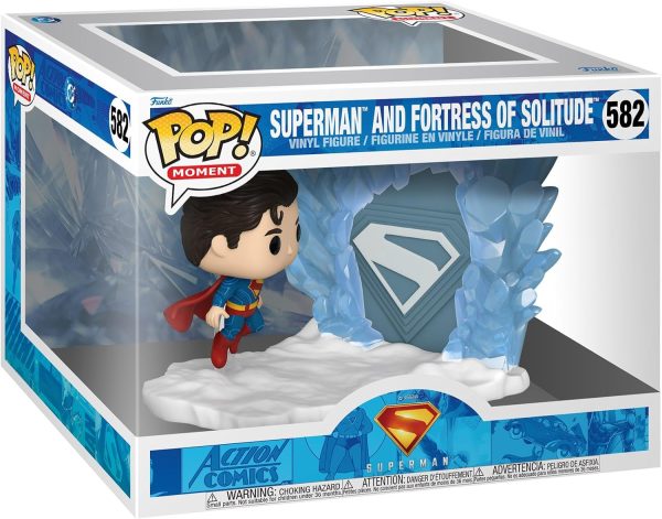 Funko Pop! Moment: Superman 2025 - Superman and the Fortress of Solitude - Collectable Vinyl Figure - Gift Idea - Official Merchandise - Toys for Kids & Adults - Movies Fans - For Collectors & Display