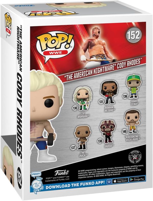 Funko POP! WWE: Cody Rhodes - (Hell in a Cell) - Collectable Vinyl Figure - Gift Idea - Official Merchandise - for Kids & Adults - Sports Fans - Model Figure for Collectors and Display