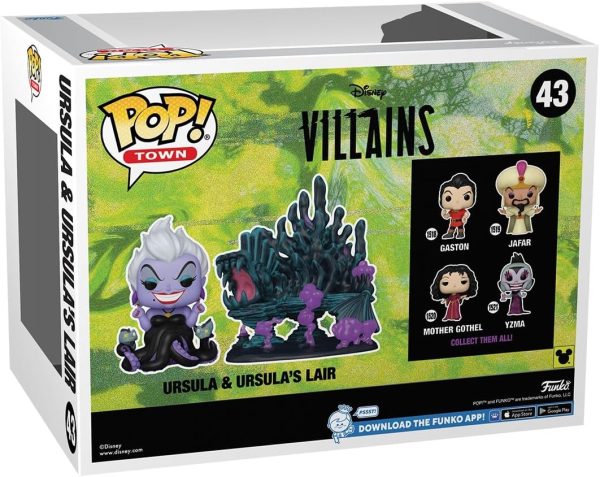 Funko POP Towns: Villains - Ursula's Lair - Disney Villains - Collectable Vinyl Figure - Gift Idea - Official Merchandise - for Kids & Adults - Movies Fans - Model Figure for Collectors and Display