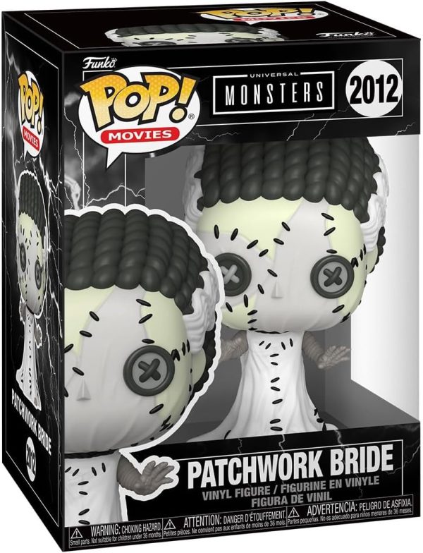 Funko Pop! Movies: Universal Monsters - Patchwork Bride of Frankenstein - Collectable Vinyl Figure - Gift Idea - Official Merchandise - Toys for Kids & Adults - Horror Fans