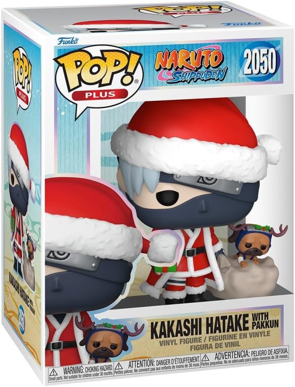 Funko Pop! Plus: Naruto Shippuden - Kakashi Hatake with Pakkun - Holiday - Collectable Vinyl Figure - Gift Idea - Official Merchandise - Toys for Kids & Adults - Anime Fans - for Collectors & Display