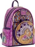 Loungefly Disney Stained Glass: Rapunzel Mini-Backpack. Amazon Exclusive