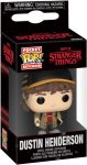 Funko Pop! Keychain: Stranger Things - Dustin - Stranger Things Novelty Keyring - Collectable Mini Figure - Stocking Filler - Gift Idea - Official Merchandise - TV Fans - Backpack Decor