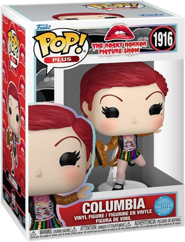 Funko Pop! Plus: Rocky Horror Picture Show - Columbia? - Glitter - Collectable Vinyl Figure - Gift Idea - Official Merchandise - Toys for Kids & Adults - Horror Fans