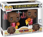 Funko Pop! NBA JAM: Rockets - Clyde Drexler and Hakeem Olajuwon 2-Pack