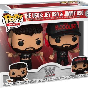 Funko POP! WWE: The Usos: Jey USO & Jimmy USO. 2-Pack - Collectable Vinyl Figure - Gift Idea - Official Merchandise - for Kids & Adults - Sports Fans - Model Figure for Collectors and Display