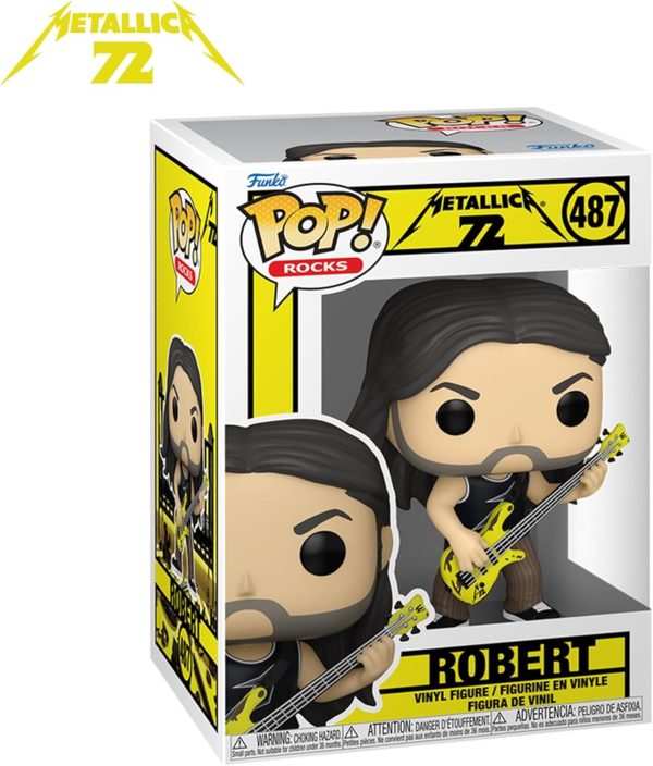 Funko Pop! Rocks: Metallica - Robert - 72 Seasons - Collectable Vinyl Figure - Gift Idea - Official Merchandise - Toys for Kids & Adults - Music Fans - Model Figure for Collectors