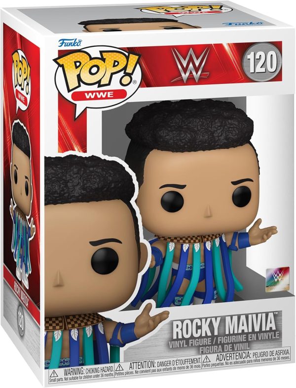 Funko POP! WWE: Rocky Maivia - Dwayne The Rock Johnson - Collectable Vinyl Figure - Gift Idea - Official Merchandise - for Kids & Adults - Sports Fans - Model Figure for Collectors and Display