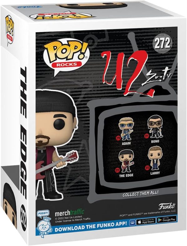 Funko Pop Rocks: U2 - The Edge - Collectable Vinyl Figure - Gift Idea - Official Merchandise - Toys for Kids & Adults - Music Fans - Model Figure for Collectors and Display