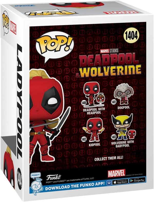 Funko POP Marvel: Deadpool & Wolverine - Ladypool - Deadpool 3 - Collectable Vinyl Figure - Gift Idea - Official Merchandise - for Kids & Adults - Movies Fans - Model Figure for Collectors
