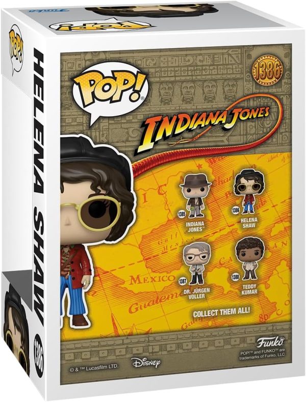 Funko Pop Movies: Indiana Jones and The Dial of Destiny - Helena Shaw - Collectable Vinyl Figure - Gift Idea - Official Merchandise - Toys for Kids & Adults - Action/Adventure Fans