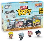 Funko Pop! Bitty: Naruto Shippuden - Kakashi. Sakura. Sasuke. and Chase Mini Figure - 0.9 Inch (2.2 Cm) - Anime Collectable - Gift Idea - Stackable Display Shelf Included