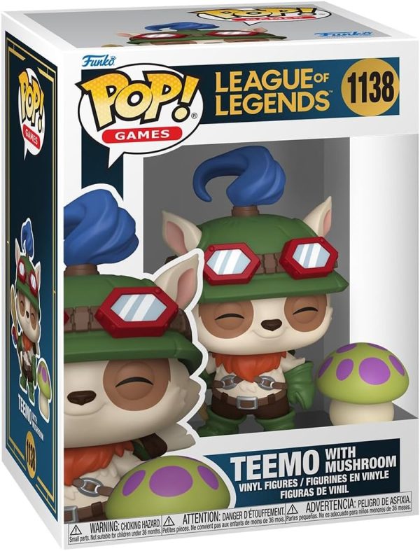 Funko Pop! & Buddy: League of Legends - Teemo with Shroom - Collectable Vinyl Figure - Gift Idea - Official Merchandise - Toys for Kids & Adults - Video Game Fans - Model Figure for Collectors
