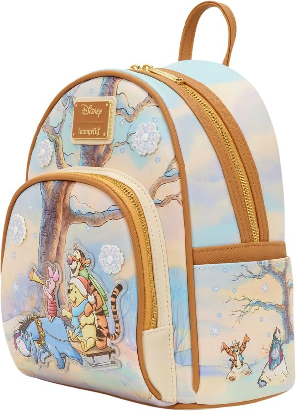 Loungefly Disney: Winnie The Pooh and Friends Sledding Mini-Backpack. Amazon Exclusive