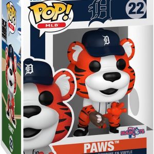 Funko Pop! MLB: Detroit Tigers - Paws - MLB Mascots and Marks - Collectable Vinyl Figure - Gift Idea - Official Merchandise - Toys for Kids & Adults - Sports Fans - Figure for Collectors and Display