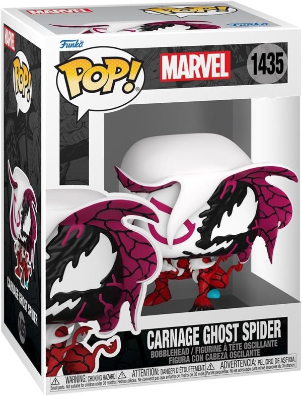 Funko POP Marvel: Carnageized - Ghost Spider - Marvel Comics - Collectable Vinyl Figure - Gift Idea - Official Merchandise - for Kids & Adults - Comic Books Fans - Model Figure for Collectors