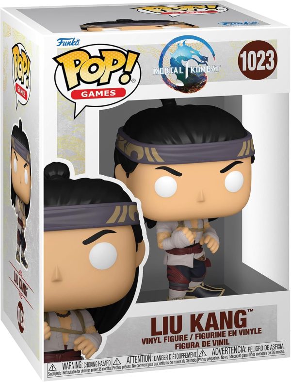 Funko POP Games: Mortal Kombat 1- Liu Kang - (God of Fire) - Mortal Kombat Game Franchise - Collectable Vinyl Figure - Gift Idea - Official Merchandise - for Kids & Adults - Video Games Fans