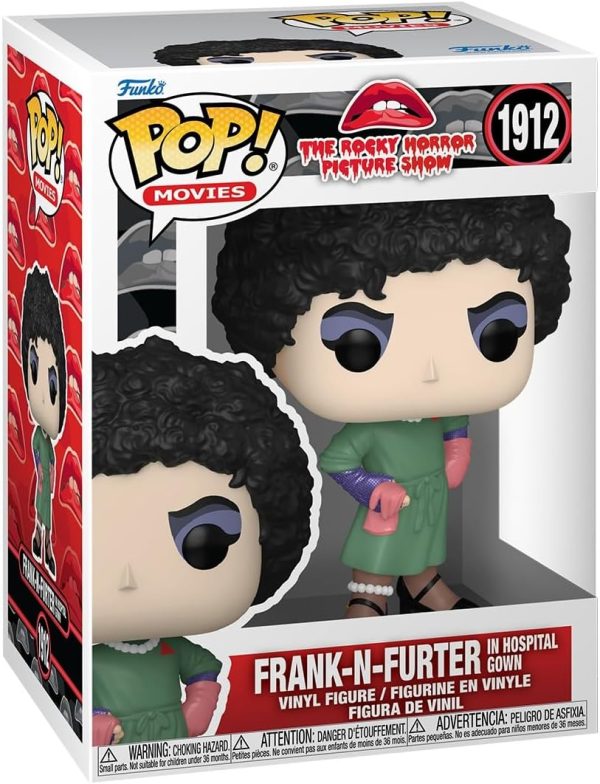 Funko Pop! Movies: Rocky Horror Picture Show - Frank-N-Furter in Hospital Gown - Collectable Vinyl Figure - Gift Idea - Official Merchandise - Toys for Kids & Adults - Horror Fans