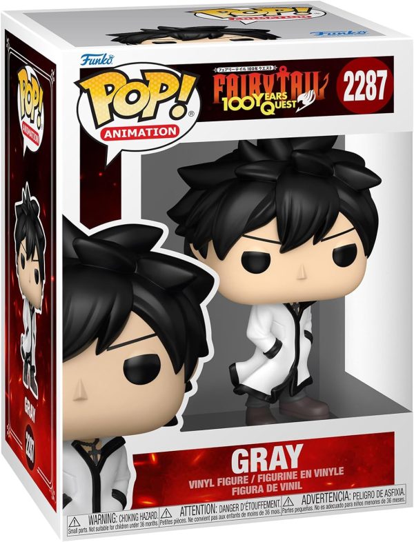 Funko Pop! Animation: Fairy Tail 100 Years Quest - Gray - 1/6 Odds for Rare Chase Variant - Collectable Vinyl Figure - Gift Idea - Official Merchandise - Toys for Kids & Adults - Anime Fans