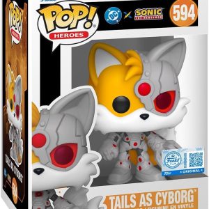 Funko Pop! DC X Sonic the Hedgehog - Tails as Cyborg #594