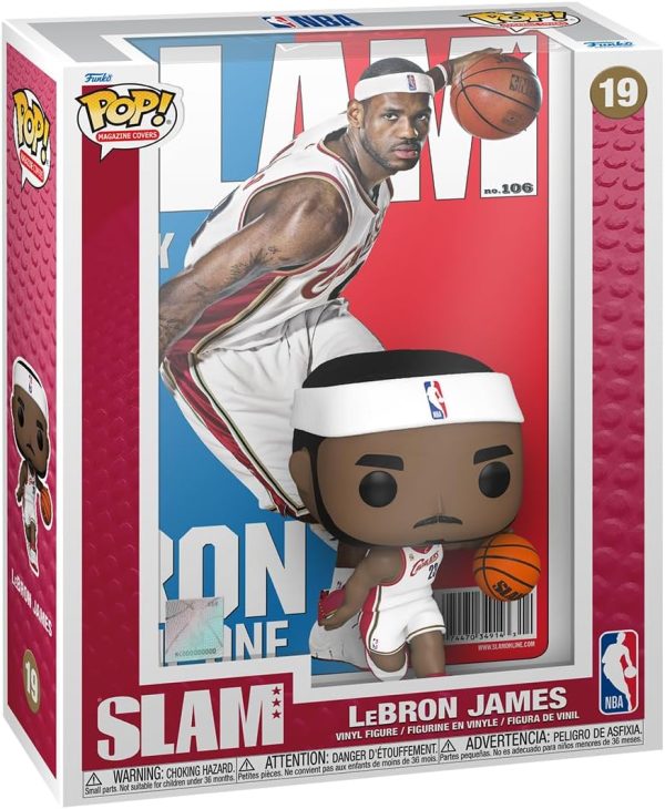 Funko POP! NBA Cover: Slam ?C Lebron James - Collectable Vinyl Figure - Gift Idea - Official Merchandise - for Kids & Adults - Sports Fans - Model Figure for Collectors and Display