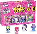 Funko Pop! Bitty: My Little Pony - Pinkie Pie. Rarity. Trixie. and Derpy - 0.9 Inch (2.2 Cm) - Cartoon Collectable - Gift Idea - Stackable Display Shelf Included