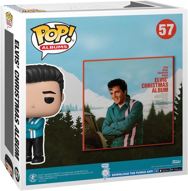 Funko POP! Albums: Elvis Presley - Elvis Presley Xmas Album - Music - Collectable Vinyl Figure - Gift Idea - Official Merchandise - for Kids & Adults - Music Fans - Model Figure for Collectors