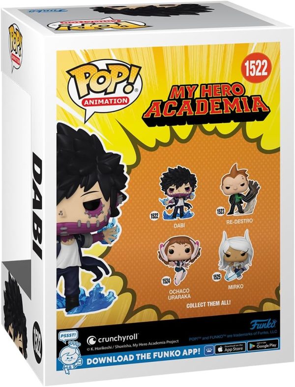 Funko POP! Animation: My Hero Academia (MHA) - 2 - Dabi - (Flames) - Collectable Vinyl Figure - Gift Idea - Official Merchandise - for Kids & Adults - Anime Fans - Model Figure for Collectors