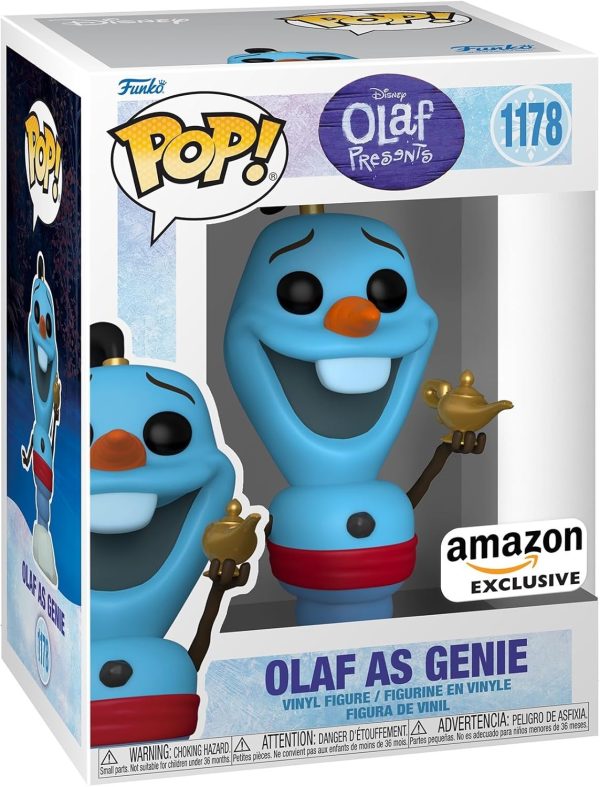 Funko POP Disney: Olaf Presents - Olaf as Genie Multicolor - Collectable Vinyl Figure - Gift Idea - Official Merchandise - for Kids & Adults - Movies Fans - Model Figure for Collectors and Display