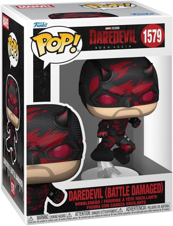 Funko POP! Marvel: Daredevil: Born Again - Daredevil (Battle Damaged)