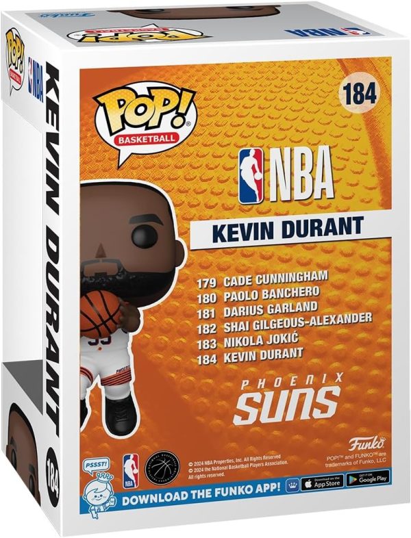 Funko POP! NBA: Suns - Kevin Durant - Collectable Vinyl Figure - Gift Idea - Official Merchandise - for Kids & Adults - Sports Fans - Model Figure for Collectors and Display