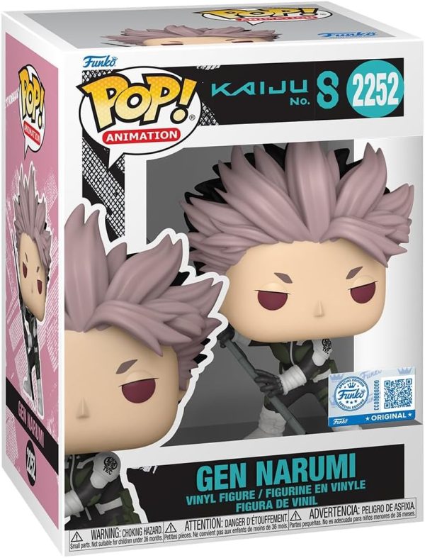 Funko Pop! Animation: Kaiju No8 - Gen Narumi - Amazon Exclusive - Collectable Vinyl Figure - Gift Idea - Official Merchandise - Toys for Kids & Adults - Anime Fans - Model Figure for Collectors