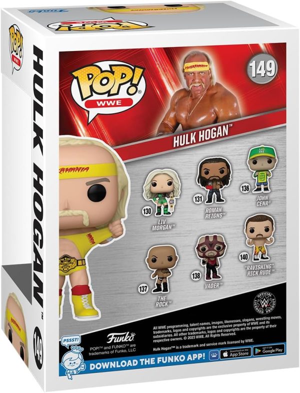 Funko POP! WWE: Hulk Hoganamania with Belt - Collectable Vinyl Figure - Gift Idea - Official Merchandise - for Kids & Adults - Sports Fans - Model Figure for Collectors and Display