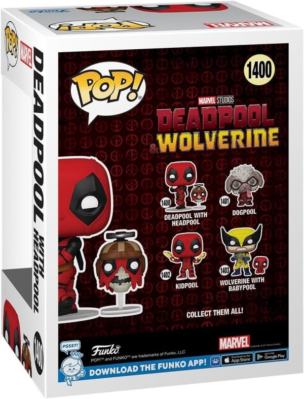 Funko POP! & Buddy: Deadpool & Wolverine - Deadpool with Headpool - Collectable Vinyl Figure - Gift Idea - Official Merchandise - for Kids & Adults - Movies Fans - Model Figure for Collectors