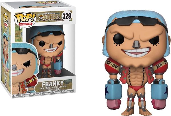 Funko Pop! Anime: Onepiece - Franky Collectible Toy. Blue