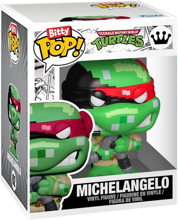 Funko Pop! Bitty Arcade Cabinet: Teenage Mutant Ninja Turtles - Michelangelo - Collectable Vinyl Figure - Gift Idea - Official Merchandise - Toys for Kids & Adults - Comic Fans