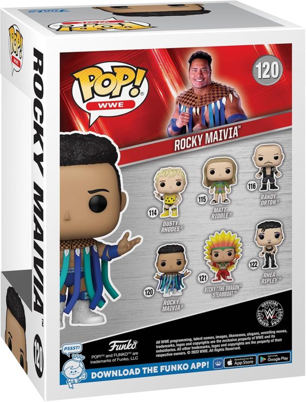 Funko POP! WWE: Rocky Maivia - Dwayne The Rock Johnson - Collectable Vinyl Figure - Gift Idea - Official Merchandise - for Kids & Adults - Sports Fans - Model Figure for Collectors and Display