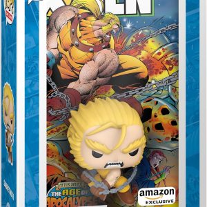 Funko Pop Comic Cover: Marvel - Age of Apocalypse Sabretooth. Amazon Exclusive - Collectable Vinyl Figure - Gift Idea - Official Merchandise - Toys for Kids & Adults