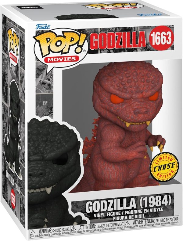 Funko POP Movies: Godzilla 70th Anniversary - Godzilla 1984-1/6 Odds for Rare Chase Variant - Collectable Vinyl Figure - Gift Idea - Official Merchandise - for Kids & Adults - Movies Fans