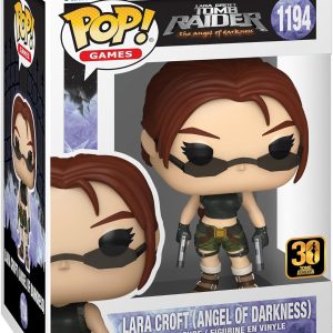 Funko Pop! Games: Tomb Raider - Lara Croft - The Angel of Darkness - Collectable Vinyl Figure - Gift Idea - Official Merchandise - Toys for Kids & Adults - Video Games Fans - for Collectors & Display