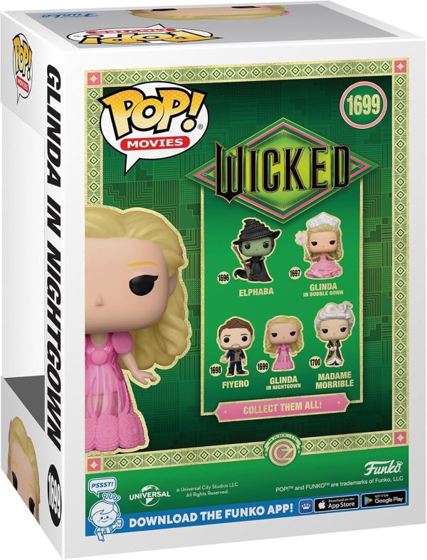 Funko POP Movies: Glinda in Nightgown - Wicked - Collectable Vinyl Figure - Gift Idea - Official Merchandise - for Kids & Adults - Movies Fans - Model Figure for Collectors and Display