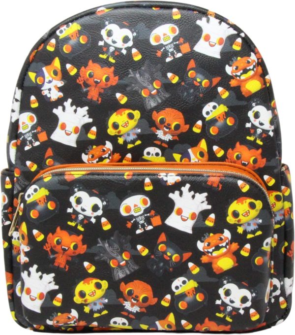 Funko Paka Paka - Boo Hollow Twin Zipped Compartment Simulated Leather Backpack Rucksack