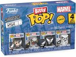 Funko Pop! Bitty: Spider-Man - Venom. Anti-Venom. She-Venom. and Mystery Chase Figure - 0.9 Inch (2.2 Cm) - Marvel Comics Collectable - Stackable Display Shelf Included