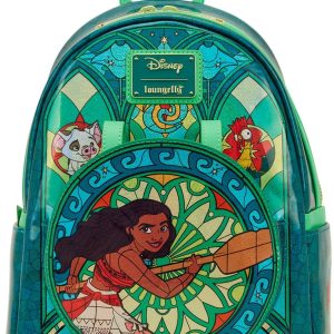 Loungefly Disney Princess Stained Glass Collection: Moana Mini-Backpack. Amazon Exclusive